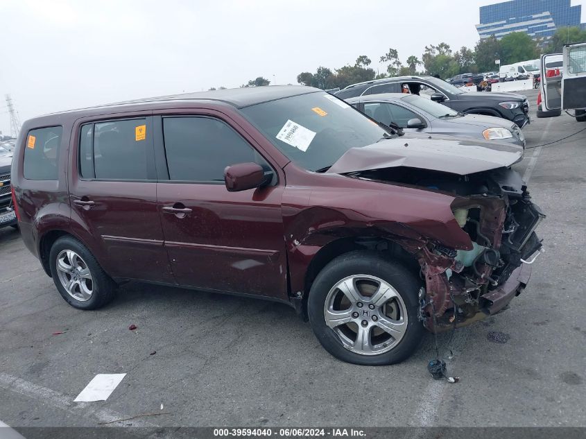 2014 Honda Pilot Ex VIN: 5FNYF3H44EB008573 Lot: 39594040