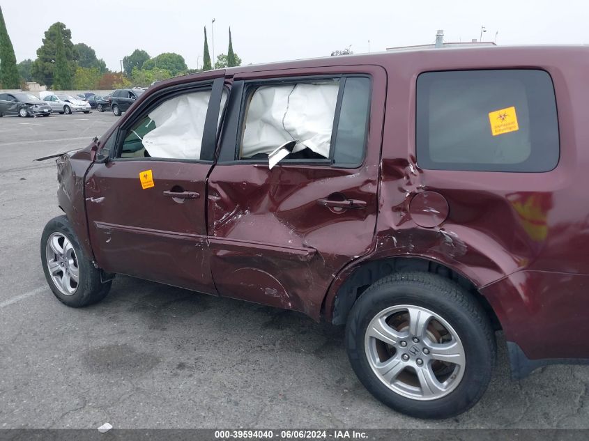 2014 Honda Pilot Ex VIN: 5FNYF3H44EB008573 Lot: 39594040