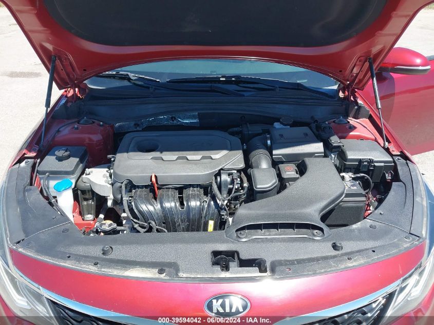 2019 Kia Optima S VIN: 5XXGT4L35KG291485 Lot: 39594042