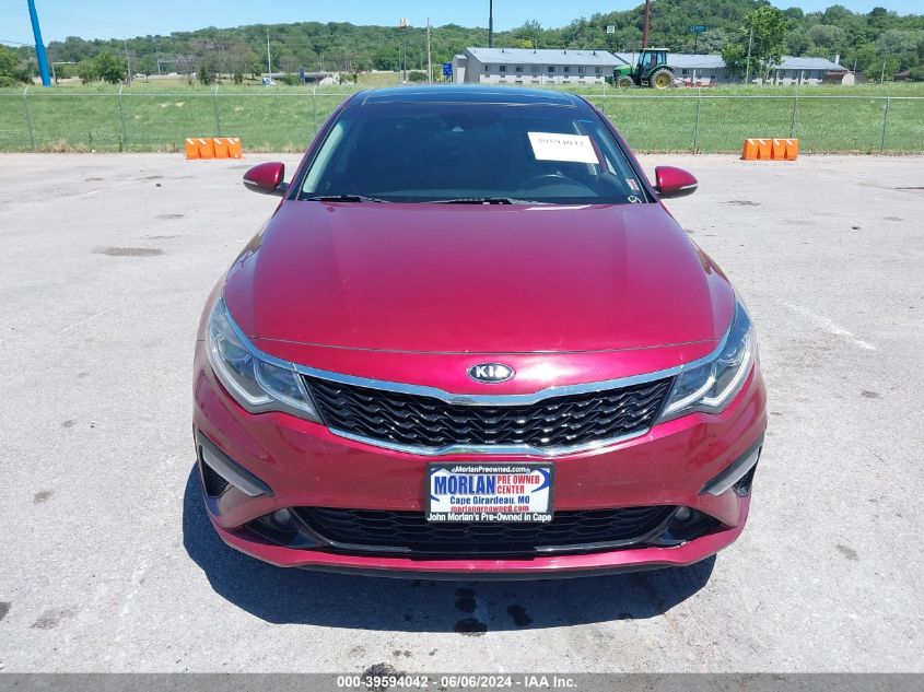 2019 Kia Optima S VIN: 5XXGT4L35KG291485 Lot: 39594042
