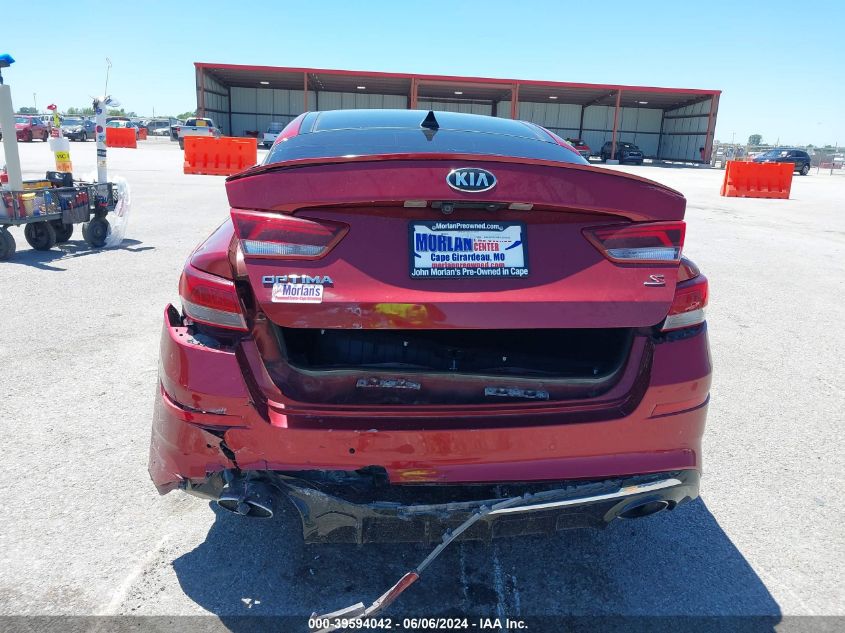 2019 Kia Optima S VIN: 5XXGT4L35KG291485 Lot: 39594042