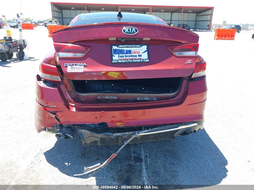 2019 Kia Optima S VIN: 5XXGT4L35KG291485 Lot: 39594042