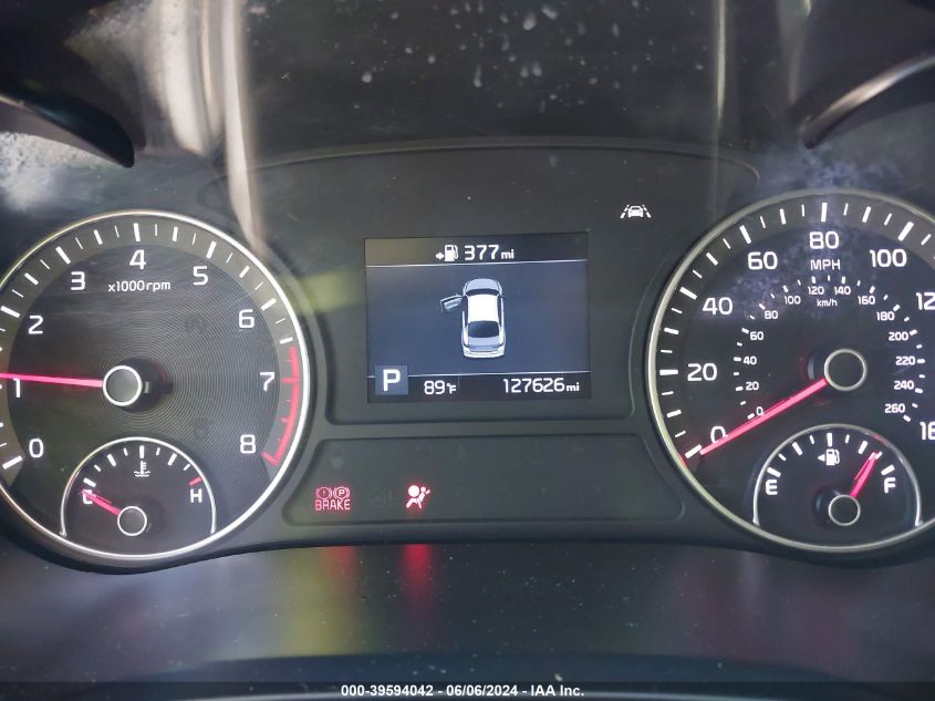 2019 Kia Optima S VIN: 5XXGT4L35KG291485 Lot: 39594042