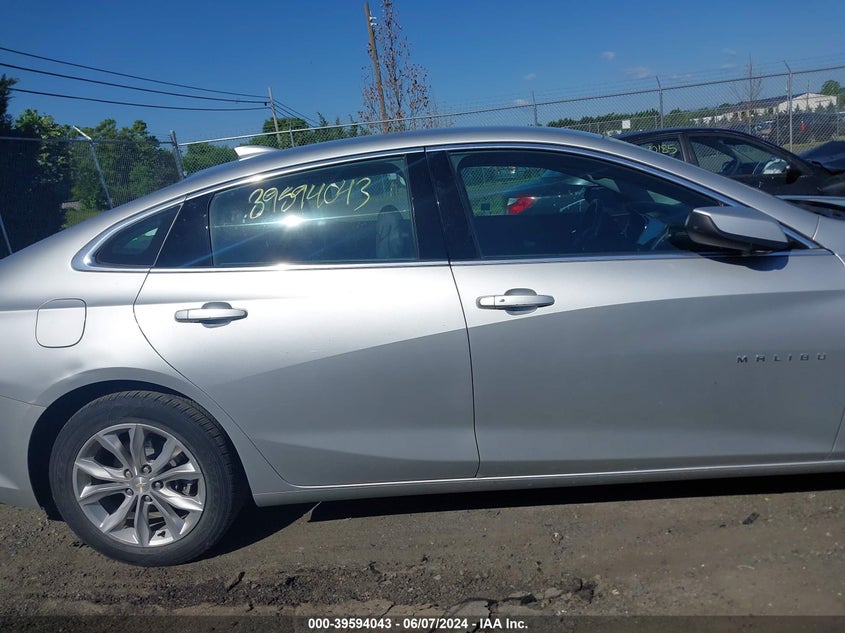 2019 Chevrolet Malibu Lt VIN: 1G1ZD5ST9KF124292 Lot: 39594043