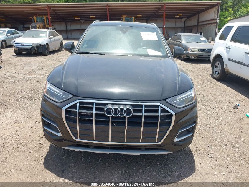 2021 Audi Q5 Premium 45 Tfsi Quattro S Tronic VIN: WA1AAAFY5M2094062 Lot: 39594048