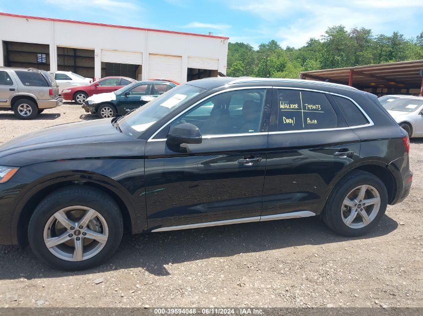 2021 Audi Q5 Premium 45 Tfsi Quattro S Tronic VIN: WA1AAAFY5M2094062 Lot: 39594048