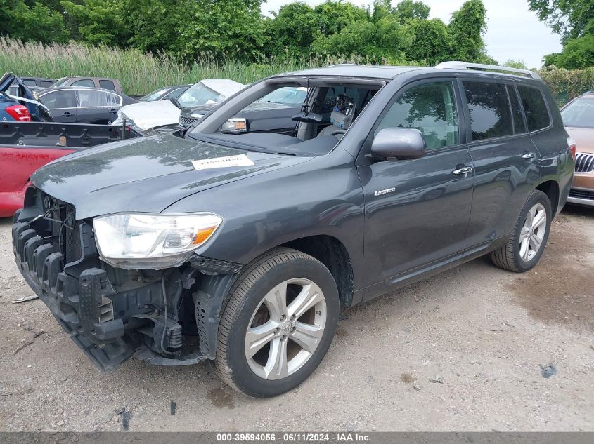 2010 Toyota Highlander Limited V6 VIN: 5TDDK3EH2AS005730 Lot: 39594056