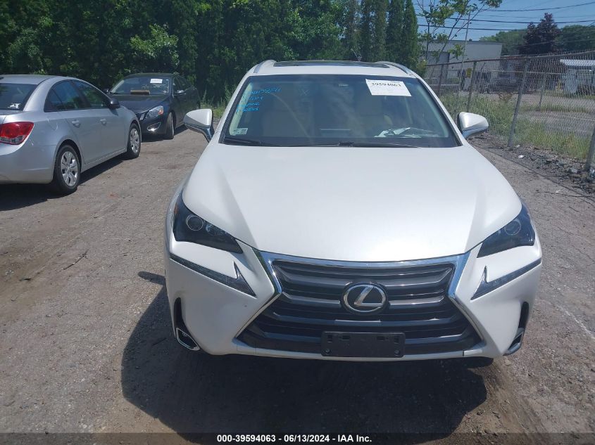 2016 Lexus Nx 200T VIN: JTJBARBZ2G2094254 Lot: 39594063