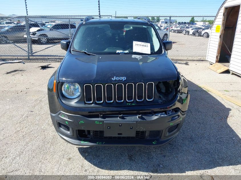 2017 Jeep Renegade Sport 4X4 VIN: ZACCJBAB3HPF99343 Lot: 39594083