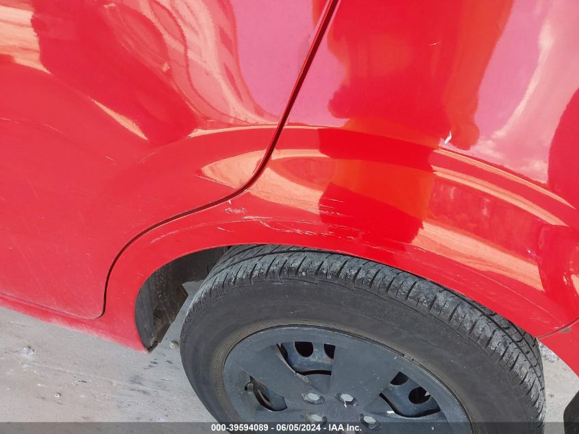 2013 Chevrolet Sonic Ls Manual VIN: 1G1JB6SH4D4217594 Lot: 39594089