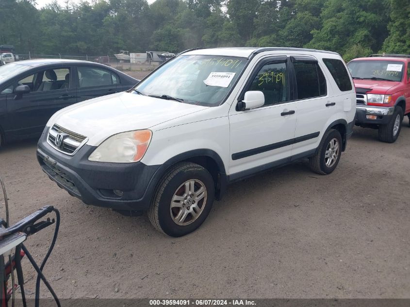 2003 Honda Cr-V Ex VIN: SHSRD78833U156577 Lot: 39594091