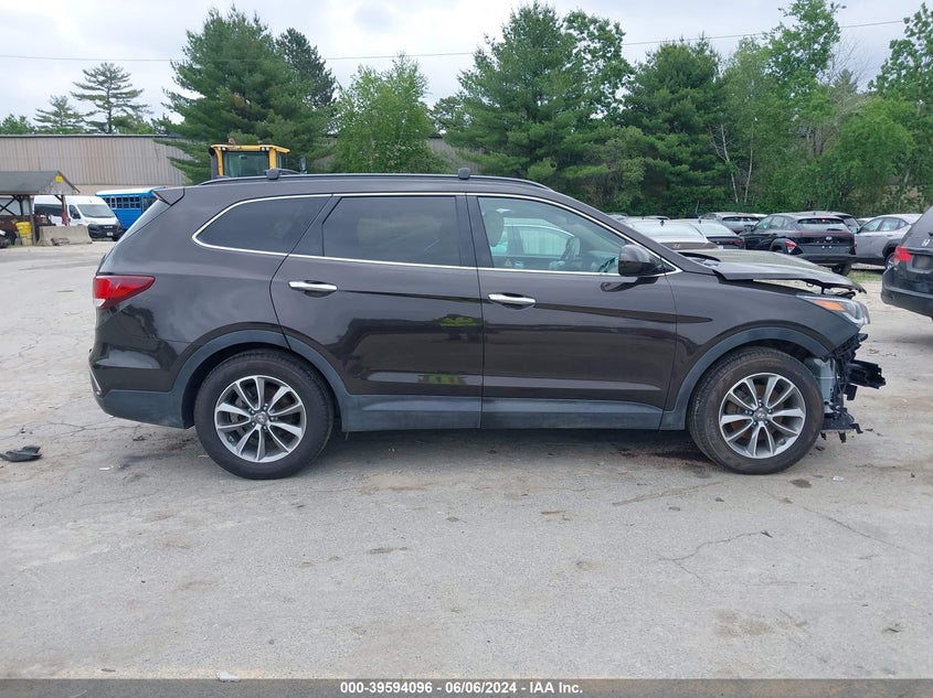 2017 Hyundai Santa Fe Se VIN: KM8SMDHF6HU225133 Lot: 39594096
