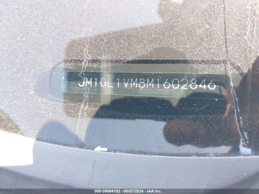 2021 Mazda Mazda6 Touring VIN: JM1GL1VM8M1602846 Lot: 39594102
