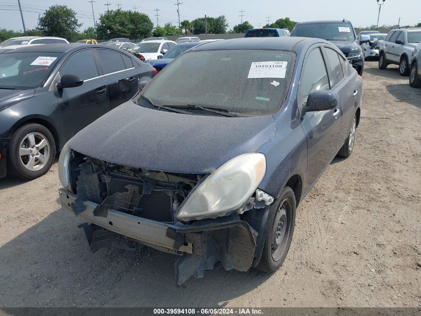 2013 Nissan Versa 1.6 Sv VIN: 3N1CN7AP7DL884890 Lot: 39594108