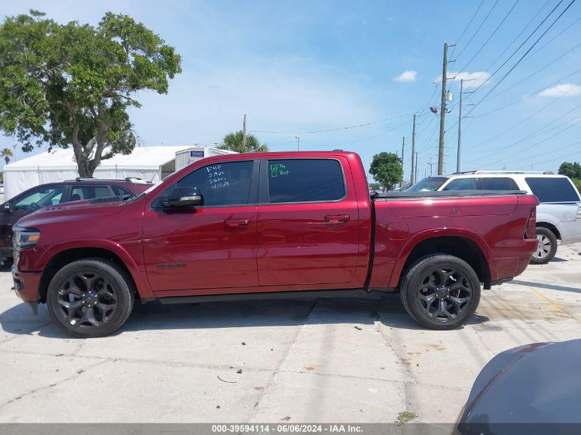 2021 Ram 1500 Limited 4X2 5'7 Box VIN: 1C6RREHT3MN828780 Lot: 39594114