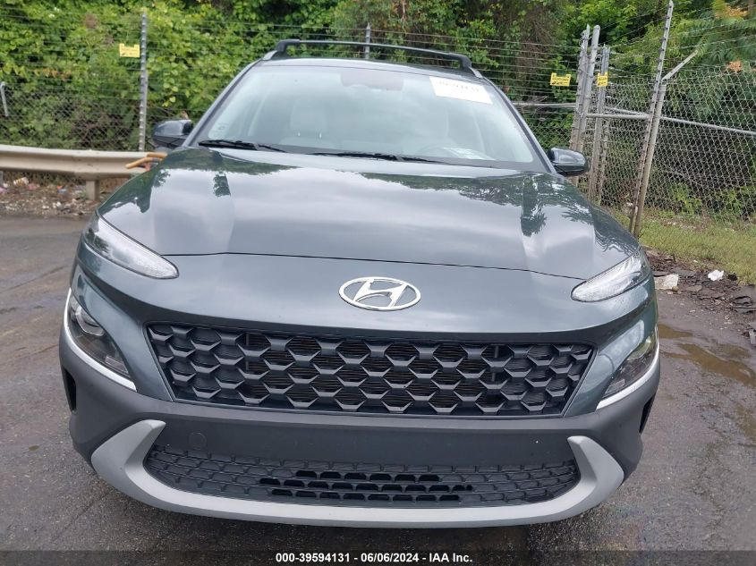 2022 Hyundai Kona Sel VIN: KM8K62AB6NU791102 Lot: 39594131