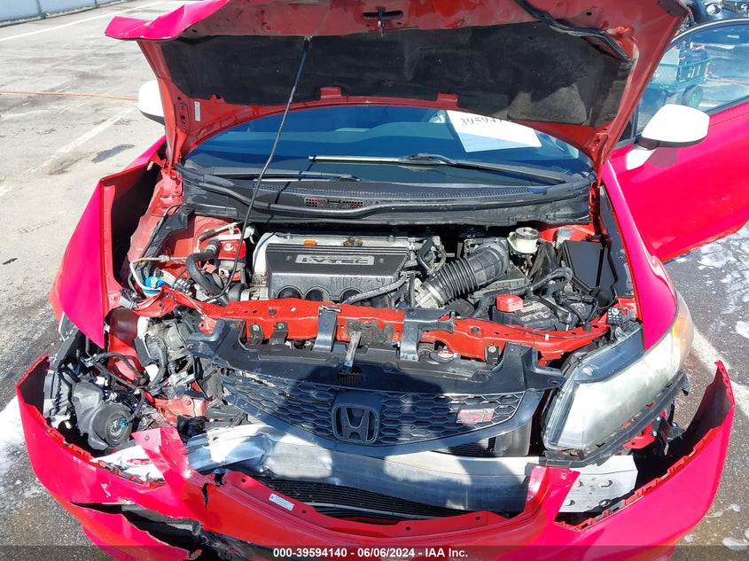 2012 Honda Civic Si VIN: 2HGFG4A59CH708840 Lot: 39594140