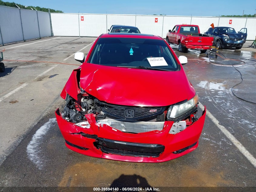 2012 Honda Civic Si VIN: 2HGFG4A59CH708840 Lot: 39594140