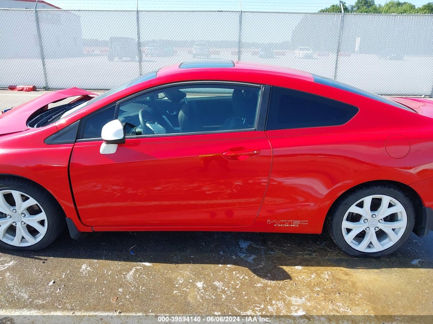 2012 Honda Civic Si VIN: 2HGFG4A59CH708840 Lot: 39594140
