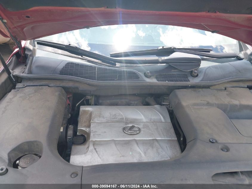 2011 Lexus Rx 350 VIN: 2T2ZK1BAXBC048140 Lot: 39594167