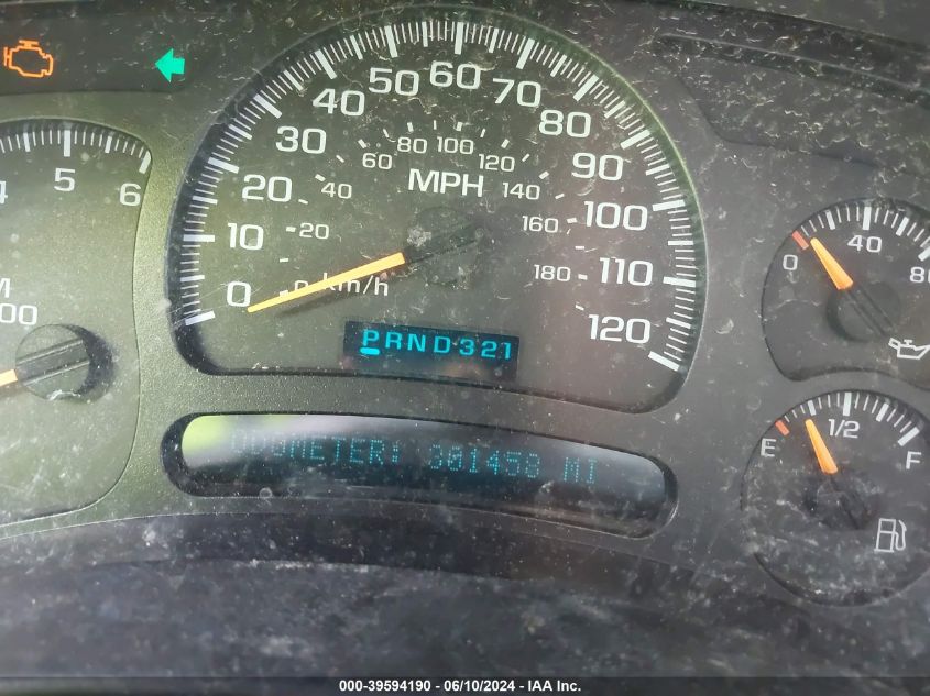 2004 Chevrolet Tahoe Ls VIN: 1GNEC13Z94J321488 Lot: 39594190