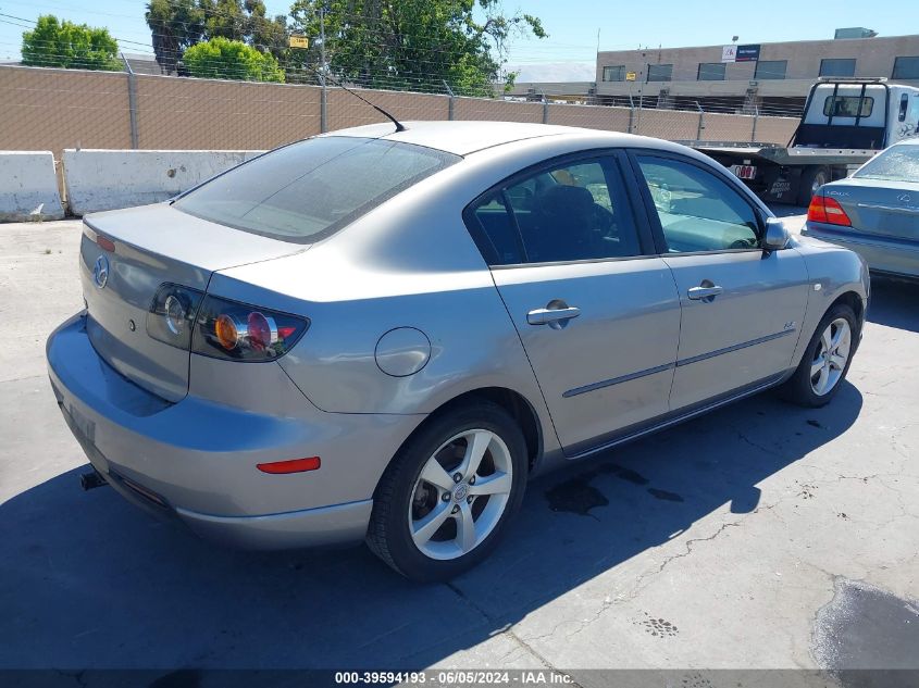 2006 Mazda Mazda3 S VIN: JM1BK324261522748 Lot: 39594193