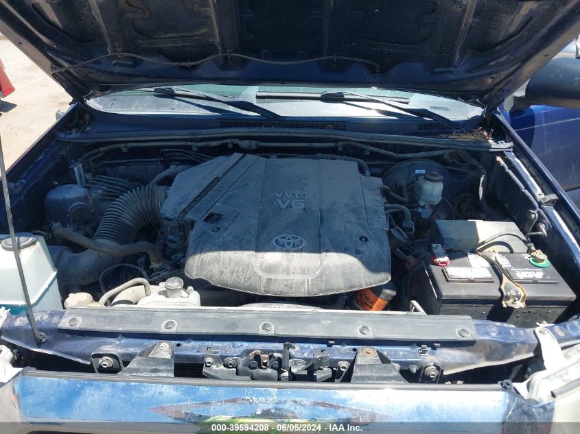 2014 Toyota Tacoma Base V6 VIN: 3TMLU4EN2EM142240 Lot: 39594208