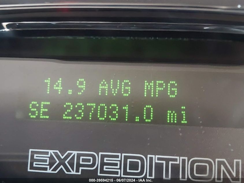 2009 Ford Expedition El Eddie Bauer/King Ranch VIN: 1FMFK185X9EB00774 Lot: 39594215