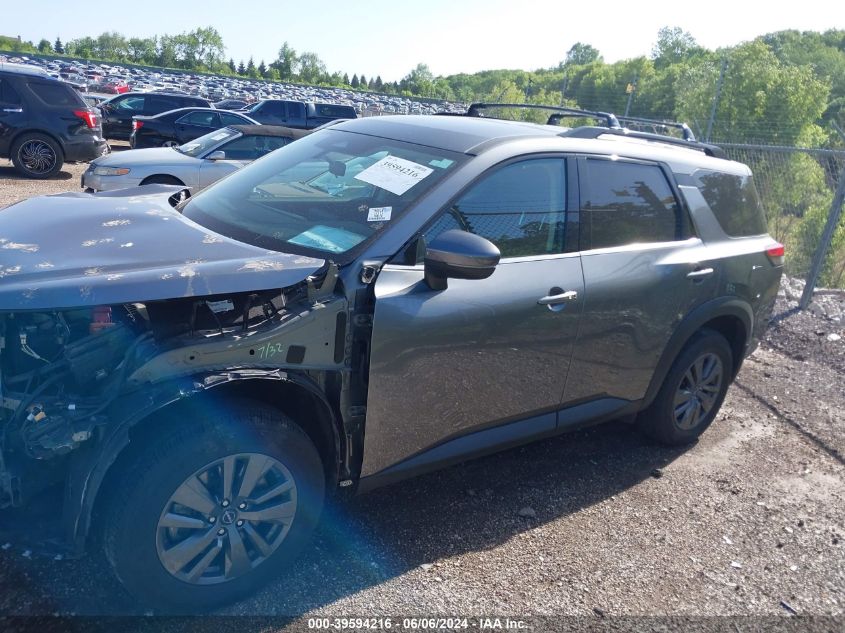 2022 Nissan Pathfinder Sv 2Wd VIN: 5N1DR3BA7NC253316 Lot: 39594216