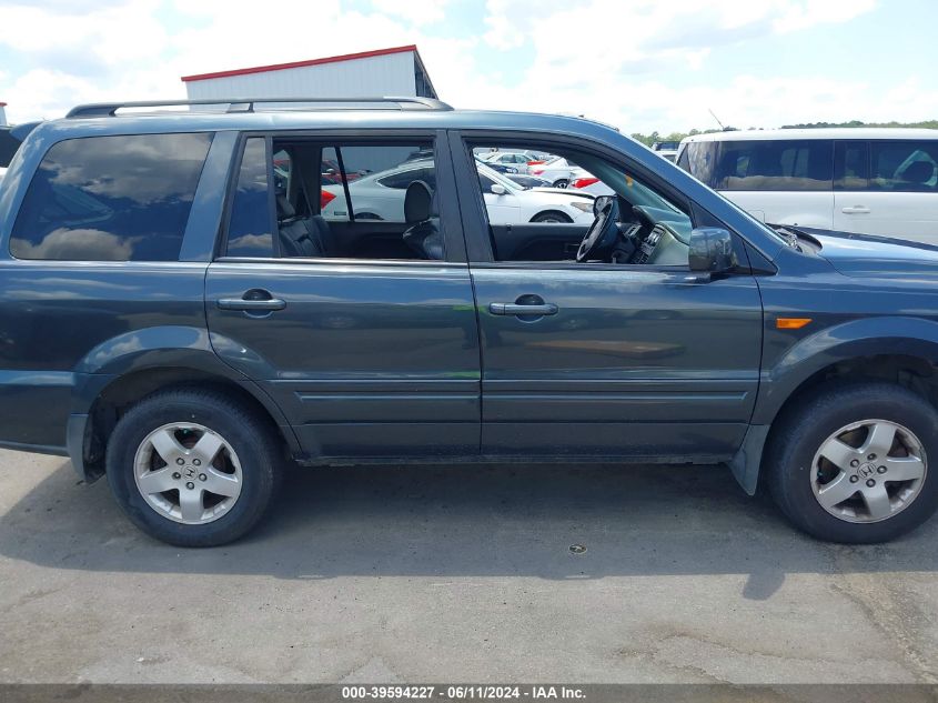 2006 Honda Pilot Ex-L VIN: 5FNYF18636B020608 Lot: 39594227