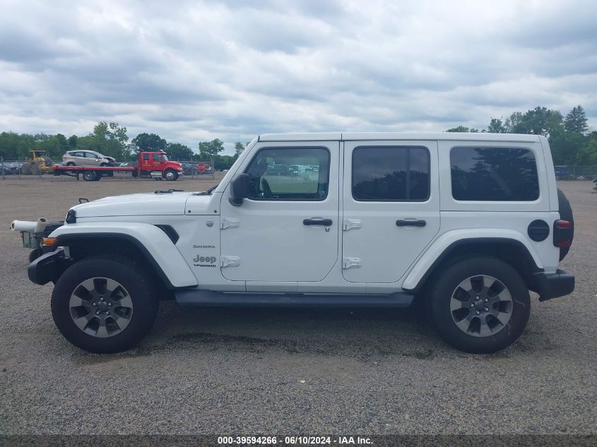 2019 Jeep Wrangler Unlimited Sahara 4X4 VIN: 1C4HJXEG4KW622051 Lot: 39594266