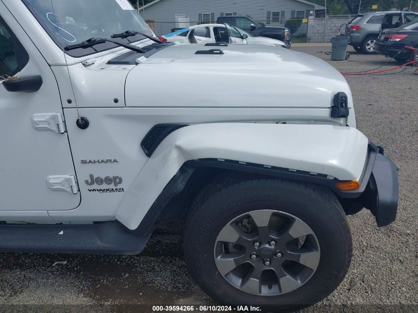 2019 Jeep Wrangler Unlimited Sahara 4X4 VIN: 1C4HJXEG4KW622051 Lot: 39594266