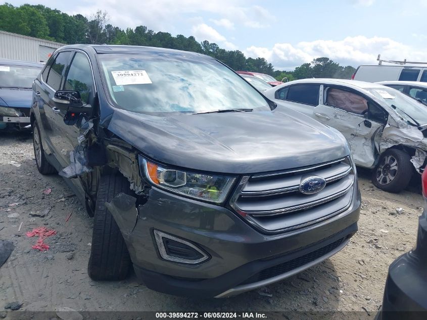 2018 Ford Edge Titanium VIN: 2FMPK3K93JBB61153 Lot: 39594272