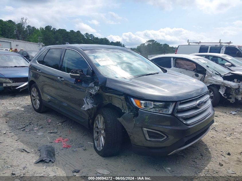 2018 Ford Edge Titanium VIN: 2FMPK3K93JBB61153 Lot: 39594272
