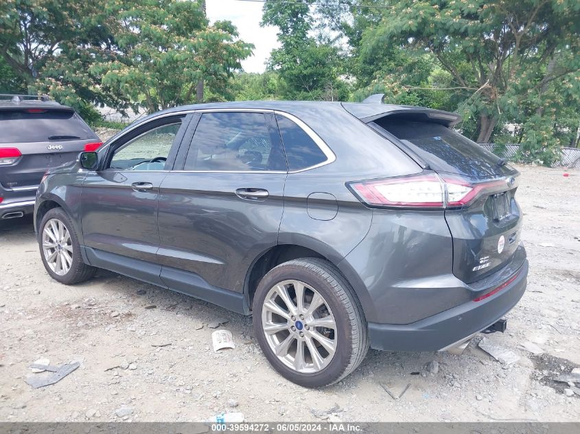 2018 Ford Edge Titanium VIN: 2FMPK3K93JBB61153 Lot: 39594272