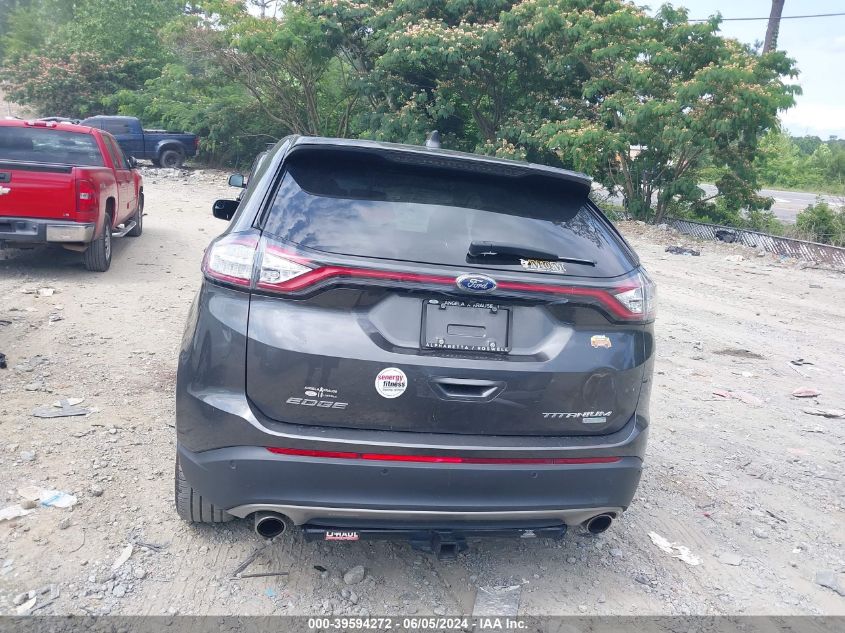 2018 Ford Edge Titanium VIN: 2FMPK3K93JBB61153 Lot: 39594272