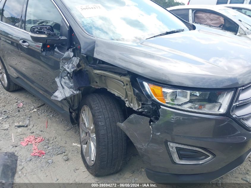 2018 Ford Edge Titanium VIN: 2FMPK3K93JBB61153 Lot: 39594272