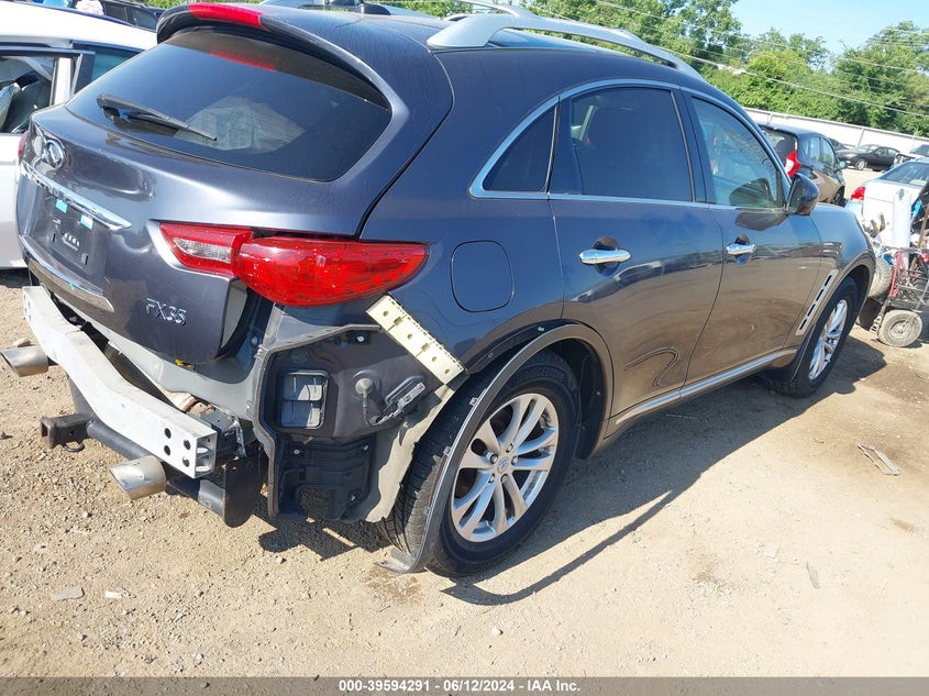 2010 Infiniti Fx35 VIN: JN8AS1MWXAM853684 Lot: 39594291