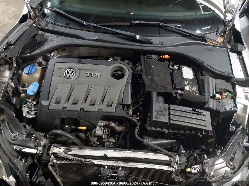2014 Volkswagen Passat 2.0L Tdi Se VIN: 1VWBN7A30EC076963 Lot: 39594304