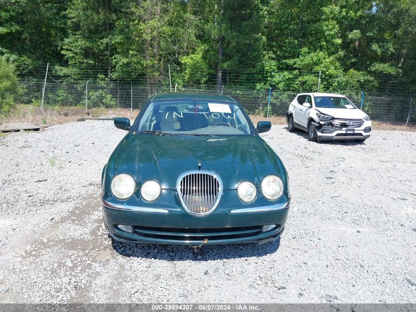 2000 Jaguar S-Type 3.0L V6 VIN: SAJDA01C9YFL26316 Lot: 39594307