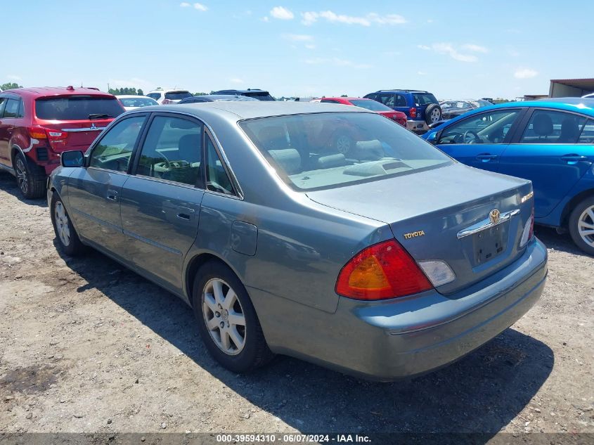 2000 Toyota Avalon Xls VIN: 4T1BF28B4YU051722 Lot: 39594310