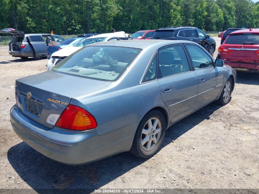 2000 Toyota Avalon Xls VIN: 4T1BF28B4YU051722 Lot: 39594310