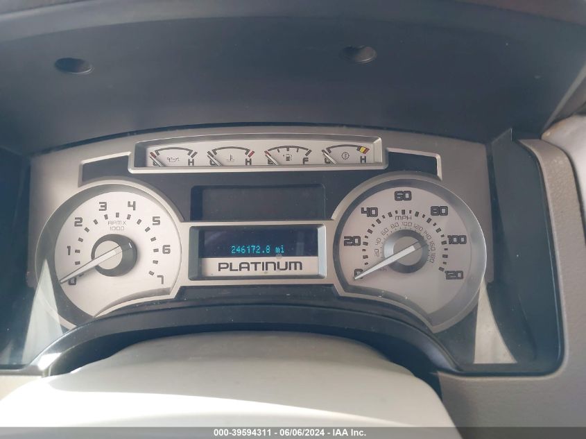 2009 Ford F-150 Platinum VIN: 1FTPW12VX9FA97049 Lot: 39594311