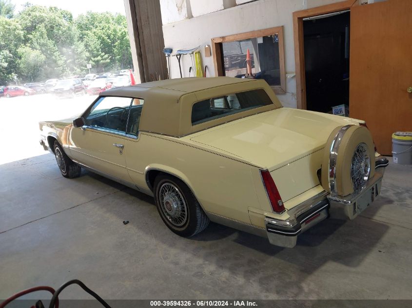 1985 Cadillac Eldorado VIN: 1G6EL5781FE647818 Lot: 39594326