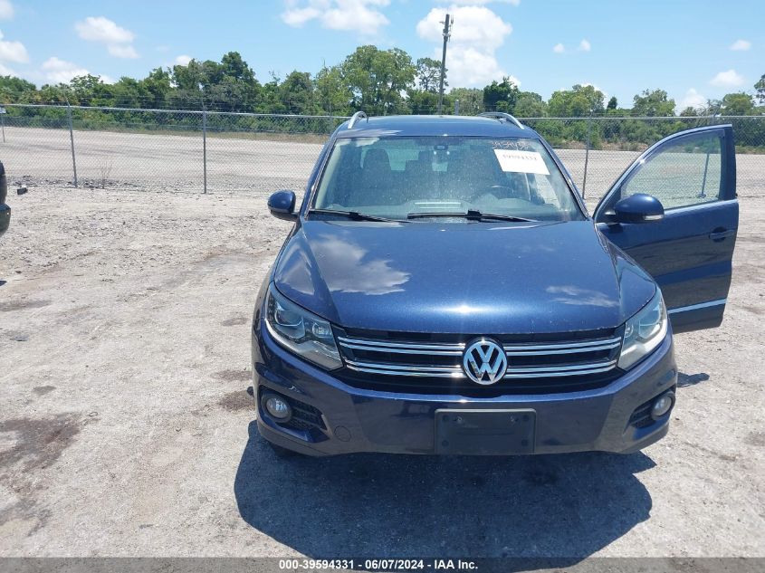 2016 Volkswagen Tiguan Se VIN: WVGAV7AX1GW590819 Lot: 39594331