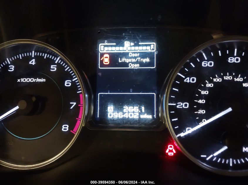 2016 Subaru Impreza 2.0I Sport Limited VIN: JF1GPAY69G8330004 Lot: 39594350