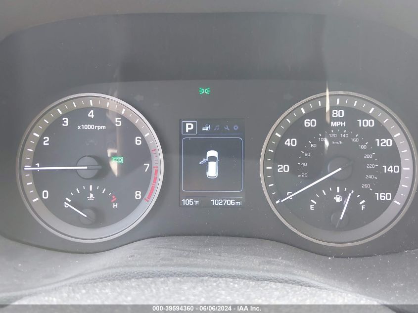 2016 Hyundai Tucson Se VIN: KM8J23A46GU042737 Lot: 39594360