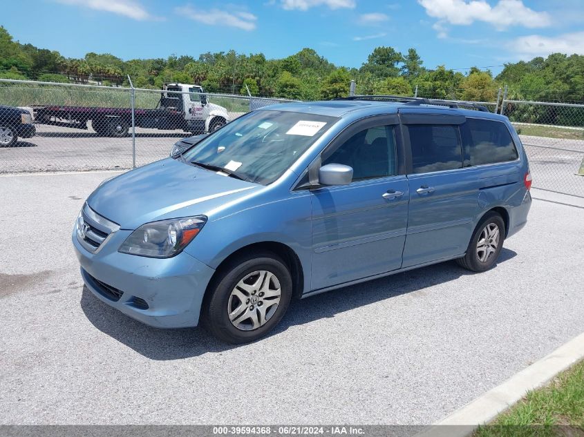 2006 Honda Odyssey Ex-L VIN: 5FNRL38656B017184 Lot: 39594368