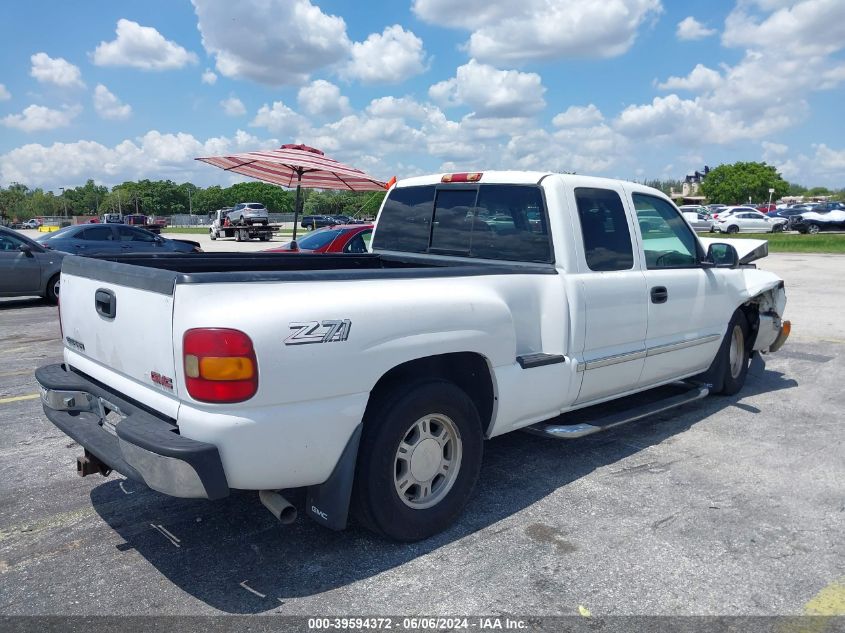 1999 GMC Sierra 1500 Sl VIN: 2GTEC19T9X1521202 Lot: 39594372