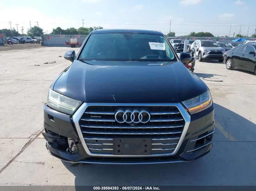 2017 Audi Q7 3.0T Premium VIN: WA1VABF75HD019760 Lot: 39594393